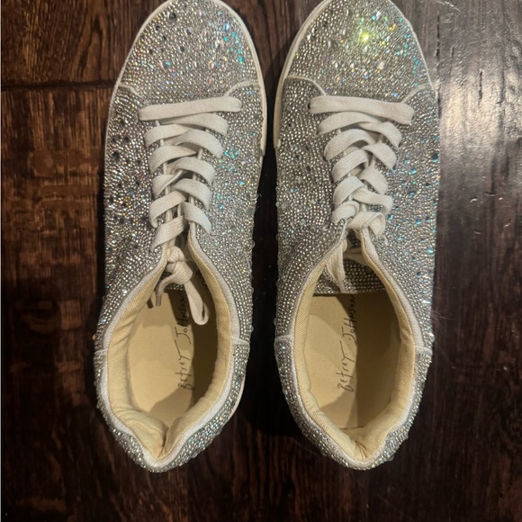 Betsy Johnson Glitter Sneakers - Picture 2 of 4